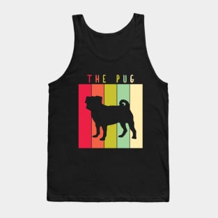 Retro Vintage The Pug Tank Top